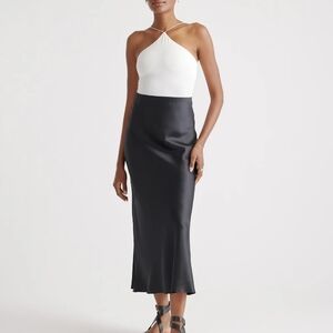 Quince 100% Washable Silk Maxi Skirt